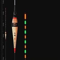 Smart Fishing Float 1/2/5/10 pcs Fishing LED Light Super Sensitivity Night Glowing Wood Freshwater Fishing Carp Fishing Lure Fishing miniinthebox