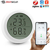Smart home Tuya Zigbee Temperature Humidity Sensor High Accuracy Tamp;H Sensor Work with Gateway Hub with display