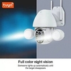 Smart Lighting Camera Tuya FloodLight Humanoid Trigger PTZ Wifi IP AI Auto Tracking Audio 3MP Security CCTV Vedio Surveillance miniinthebox