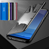 Smart Mirror Flip Case For Huawei Honor 20 Pro Honor 20 Case Clear View PU Leather Kickstand Flip Cover for Honor 9X Pro Honor 9X
