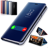 Smart Mirror Flip Case For Huawei P Smart Plus 2019 P Smart 2019 Case Clear View PU Leather Kickstand Flip Cover for Huawei P Smart Plus P Smart Z Honor 10 Lite Honor 10