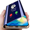 Smart Mirror Flip Case For Samsung Galaxy Note 10 Plus Galaxy Note 10 Case Clear View PU Leather Kickstand Flip Cover
