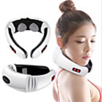 Smart Neck Protector Cervical Spine Massager Household Electromagnetic Pulse Cervical Spine Physiotherapy Device Six Massage Modes Suitable for Men Women Home Office