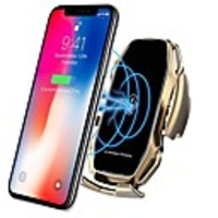 Smart Sensor Car Phone Holder Fast Charging Wireless Chargers Universal Car Holder Compatible iPhone 11/11 Pro/11 Pro Max/Xs MAX/XS/XR/X/8/8 Samsung S10/S10/S9/S9/S8/S8