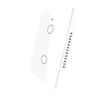 Smart Switch WRS-US2-L110-WH/Tuya Smart Switch WiFi 2 Gang US Touch Light Switch For Daily / Living Room / Bedroom APP Control / Timing Function / Smart WIFI 90-250V miniinthebox