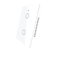 Smart Switch WRS-US2-L110-WH/Tuya Smart Switch WiFi 2 Gang US Touch Light Switch For Daily / Living Room / Bedroom APP Control / Timing Function / Smart WIFI 90-250V miniinthebox