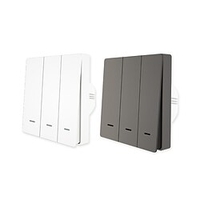 Smart Switch ZS-B-EU1-WH/zigbee Tuya Smart Switch App Control Button Switch With Single Live Wire Or Live And Neutral Wire For Daily / Living Room / Bedroom APP Control / Timing Function / Smart miniinthebox