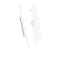Smart Switch ZS-US1-WH/zigbee Tuya Smart Switch App Control Button Switch With Single Live Wire Or Live And Neutral Wire For Daily / Living Room / Bedroom APP Control / Timing Function / Smart ZigBee miniinthebox