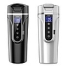 Smart Travel Mug - Temperature Control Coffee Mug for Car Heated Travel Coffee Cup Stainless Steel Tumbler Milk Warmer Vehicle 12V DC LCD Digital Display
