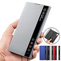 Smart View Leather Case Cover For Huawei P30 Pro P20 P Smart 2019 Y6 2019 Mate 30 Pro Y7 Y9 2019 P30 Lite P20 Lite Clear View Window Stand Case miniinthebox