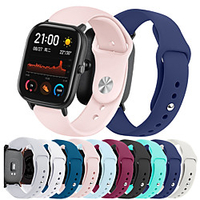 Smart Watch Band for Amazfit 1 pcs Sport Band Silicone Replacement Wrist Strap for Amazfit GTS 20mm miniinthebox