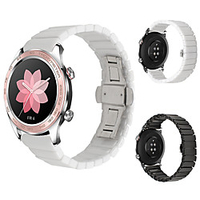 Smart Watch Band for Amazfit Samsung Galaxy Huawei 1 pcs Business Band Ceramic Replacement Wrist Strap for Samsung Galaxy Watch 46mm Galaxy Gear S3 Galaxy Watch 3 45mm 22mm miniinthebox
