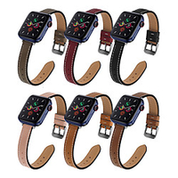 Smart Watch Band for Apple iWatch 1 pcs Business Band Genuine Leather Replacement Wrist Strap for Apple Watch Series SE / 6/5/4/3/2/1 miniinthebox