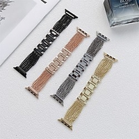 Smart Watch Band for Apple iWatch 1 pcs Business Band Stainless Steel Replacement Wrist Strap for Apple Watch Series 7 / SE / 6/5/4/3/2/1 miniinthebox
