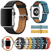 Smart Watch Band for Apple iWatch 1 pcs Classic Buckle Business Band PU Leather Replacement Wrist Strap for Apple Watch Series 7 / SE / 6/5/4/3/2/1 38/40/41mm 42/44/45mm miniinthebox