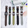 Smart Watch Band for Apple iWatch 1 pcs Classic Buckle PU Leather Canvas Replacement Wrist Strap for Apple Watch Series SE / 6/5/4/3/2/1 miniinthebox