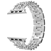 Smart Watch Band for Apple iWatch 1 pcs Jewelry Design Stainless Steel Replacement Wrist Strap for Apple Watch Series SE / 6/5/4/3/2/1 38mm 40mm 42mm 44mm miniinthebox