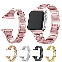 Smart Watch Band for Apple iWatch 1 pcs Jewelry Design Stainless Steel Replacement Wrist Strap for Apple Watch Series SE / 6/5/4/3/2/1 38mm 40mm 42mm 44mm miniinthebox