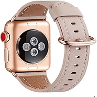 Smart Watch Band for Apple iWatch 1 pcs Leather Loop Business Band Genuine Leather Classic Clasp Replacement Wrist Strap for Apple Watch Series 7 / SE / 6/5/4/3/2/1 / 1PC miniinthebox