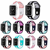 Smart Watch Band for Apple iWatch 1 pcs Sport Band Silicone Replacement Wrist Strap for Apple Watch Series 7 / SE / 6/5/4/3/2/1 38/40/41mm 42/44/45mm miniinthebox