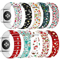 Smart Watch Band for Apple iWatch 1 pcs Sport Band Silicone Replacement Wrist Strap for Apple Watch Series 7 / SE / 6/5/4/3/2/1 miniinthebox
