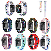 Smart Watch Band for Apple iWatch 1 pcs Sport Band Silicone Replacement Wrist Strap for Apple Watch Series 7 / SE / 6/5/4/3/2/1 miniinthebox