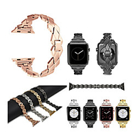 Smart Watch Band for Apple iWatch 1 pcs Sport Band Stainless Steel Replacement Wrist Strap for Apple Watch Series 7 / SE / 6/5/4/3/2/1 38/40/41mm 42/44/45mm miniinthebox