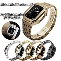 Smart Watch Band for Apple iWatch 2 PCS Sport Band Business Band Stainless Steel Replacement Wrist Strap for Apple Watch Series SE / 6/5/4/3/2/1 45mm 44mm miniinthebox