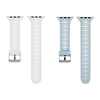 Smart Watch Band for Apple iWatch 2 PCS Sport Band Elastic band Weave Bracelet Silicone Replacement Wrist Strap for Apple Watch Series 7 / SE / 6/5/4/3/2/1 miniinthebox