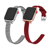 Smart Watch Band for Apple iWatch 2 PCS Sport Band Elastic band Weave Bracelet Silicone Replacement Wrist Strap for Apple Watch Series 7 / SE / 6/5/4/3/2/1 miniinthebox