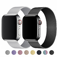 Smart Watch Band for Apple iWatch Apple Watch Series 7 / SE / 6/5/4/3/2/1 Milanese Loop Stainless Steel Replacement Wrist Strap 38/40/41mm 42/44/45mm / Case1 / / Sony Ericsson / Dopod miniinthebox
