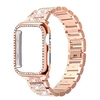 Smart Watch Band for Apple Watch SmartWatch Band with Case 38mm 40mm 41mm 42mm 44mm 45mm Jewelry Bracelet Stainless Steel Bling Diamond for iWatch Series 7 / SE / 6/5/4/3/2/1 Replacement Wrist Strap miniinthebox