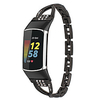 Smart Watch Band for Fitbit 1 pcs Business Band Diamond Stainless Steel Replacement Wrist Strap for Fitbit Charge 5 miniinthebox
