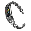 Smart Watch Band for Fitbit 1 pcs Business Band Diamond Stainless Steel Replacement Wrist Strap for Fitbit Charge 5 miniinthebox