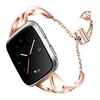 Smart Watch Band for Fitbit 1 pcs Business Band Diamond Stainless Steel Replacement Wrist Strap for Fitbit Versa Fitbi Versa Lite Fitbit Versa 2 miniinthebox