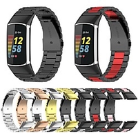 Smart Watch Band for Fitbit 1 pcs Business Band Stainless Steel Replacement Wrist Strap for Fitbit Charge 5 miniinthebox