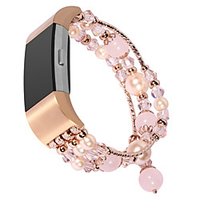 Smart Watch Band for Fitbit 1 pcs Jewelry Design Elastic Beaded Replacement Wrist Strap for Fitbit Charge 2 Fitbit Charge 3 miniinthebox