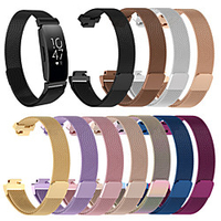 Smart Watch Band for Fitbit 1 pcs Milanese Loop Stainless Steel Replacement Wrist Strap for Fitbit Inspire HR miniinthebox