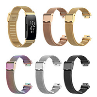 Smart Watch Band for Fitbit 1 pcs Sport Band Stainless Steel Replacement Wrist Strap for Fitbit Inspire HR Fitbit Inspire 18mm miniinthebox