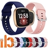 Smart Watch Band for Fitbit Versa 3 / Sense Silicone Smartwatch Strap Soft Breathable Classic Buckle Replacement Wristband miniinthebox