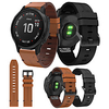 Smart Watch Band for Garmin 1 pcs Classic Buckle Genuine Leather Replacement Wrist Strap for Fenix 5s Fenix 5 Fenix 3 Garmin Fenix 6 pro miniinthebox