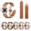Smart Watch Band for Garmin 1 pcs Leather Loop Stainless Steel Genuine Leather Replacement Wrist Strap for Vivoactive 3 Garmin Forerunner245 Garmin Venu Garmin Active Garmin Move miniinthebox
