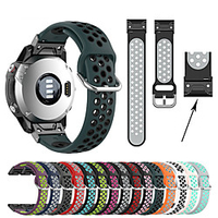 Smart Watch Band for Garmin 1 pcs Sport Band Classic Buckle Silicone Replacement Wrist Strap for Approach S60 Fenix 5x Fenix 5 Fenix 3 HR Fenix 3 Sapphire 22mm 26mm miniinthebox
