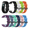 Smart Watch Band for Huawei 1 pcs Sport Band Silicone Replacement Wrist Strap for Huawei Honor Band 4 Huawei Honor 5 miniinthebox