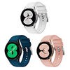 Smart Watch Band for Samsung 3 PCS Sport Band Elastic band Silicone Replacement Wrist Strap for Galaxy Watch 4 40mm Galaxy Watch 4 44mm Galaxy Watch 4 Classic 42mm Galaxy Watch 4 Classic 46mm miniinthebox
