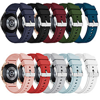 Smart Watch Band for Samsung Galaxy 1 pcs Classic Buckle Silicone Replacement Wrist Strap for Galaxy Watch 4 40mm Galaxy Watch 4 44mm Galaxy Watch 4 Classic 42mm Galaxy Watch 4 Classic 46mm miniinthebox