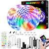 Smart WiFi LED Strip Lights Works with Alexa 32.8ft-10M Tape Light SMD5050 Music Sync Color Changing for Bedroom Kitchen TV Party for iOS Android and 12V Power Supply