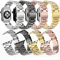 Smartwatch Band for Apple Watch Series 6 SE 5 4 3 2 1 Apple Butterfly Buckle Stainless Steel Wrist Strap
