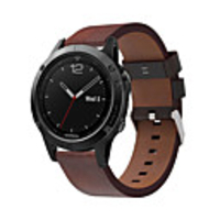 Smartwatch Band for Approach S60 / Forerunner 935 / Quatix5 Garmin High-end Leather Loop Genuine Leather Band QuickFit Wrist Strap 22mm