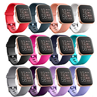 Smartwatch Band for Fitbit Versa 2 / Fitbi Versa 1 / Fitbit Versa Lite Sport Band Fashion Soft Silicone Wrist Strap